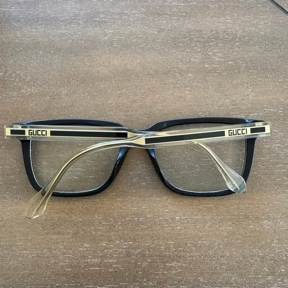 Gucci Eyeglasses GG0560ON Black Clear Designer Designer Luxury